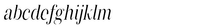 Vintora Serif Vintora Medium Condensed Italic FONT