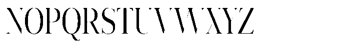 Vintora Serif Vintora Medium Condensed Font UPPERCASE