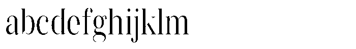 Vintora Serif Vintora Medium Condensed FONT