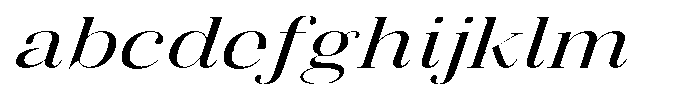 Vintora Serif Vintora Medium Expanded Italic FONT