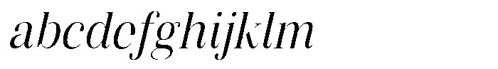 Vintora Serif Vintora Medium Semi Condensed Italic FONT