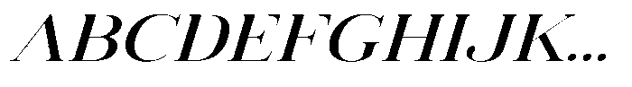 Vintora Serif Vintora Sem Bold Sem Exp Italic Font UPPERCASE