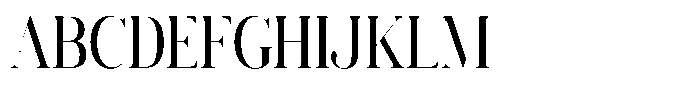 Vintora Serif Vintora Semi Bold Condensed Font UPPERCASE
