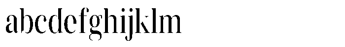 Vintora Serif Vintora Semi Bold Condensed FONT