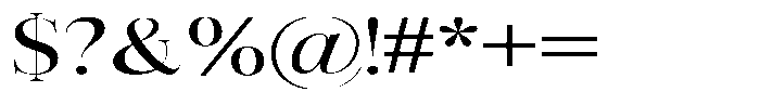Vintora Serif Vintora Semi Bold Expanded Font OTHER CHARS