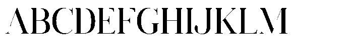 Vintora Serif Vintora Semi Bold Semi Condensed Font UPPERCASE
