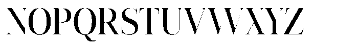 Vintora Serif Vintora Semi Bold Semi Condensed Font UPPERCASE