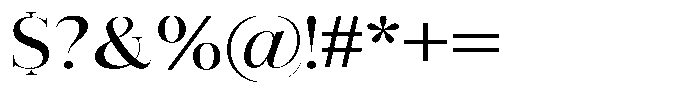 Vintora Serif Vintora Semi Bold Semi Expanded Font OTHER CHARS