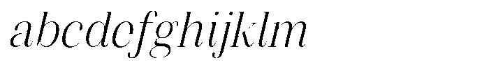 Vintora Serif Vintora Semi Condensed Italic FONT