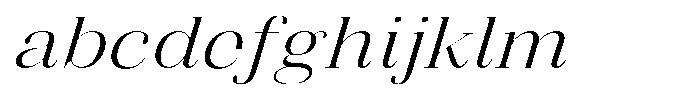 Vintora Serif Vintora Semi Expanded Italic FONT