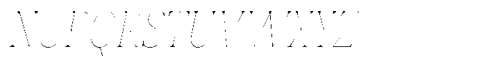 Vintora Serif Vintora Thin Condensed Italic Font UPPERCASE