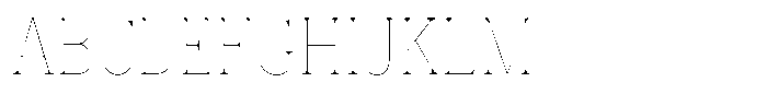 Vintora Serif Vintora Thin Condensed Font UPPERCASE