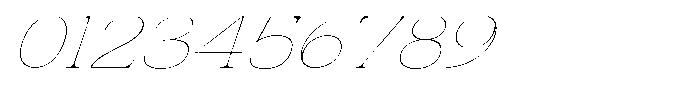 Vintora Serif Vintora Thin Expanded Italic Font OTHER CHARS