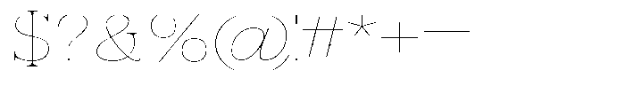 Vintora Serif Vintora Thin Expanded Font OTHER CHARS