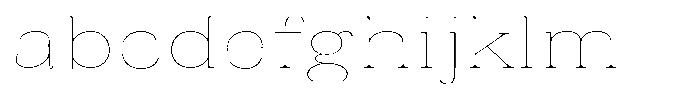 Vintora Serif Vintora Thin Expanded FONT