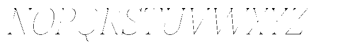 Vintora Serif Vintora Thin Semi Condensed Italic Font UPPERCASE