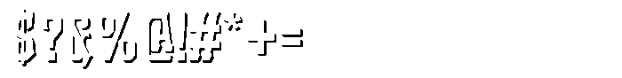 Vintoria Shadow Font OTHER CHARS