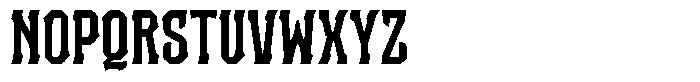 Vintoria Solid Font UPPERCASE