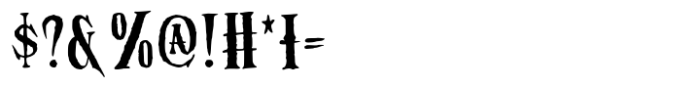 Vintrage Font OTHER CHARS