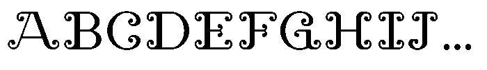 Vinya Medium Font UPPERCASE