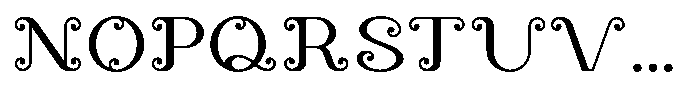 Vinya Medium Font UPPERCASE