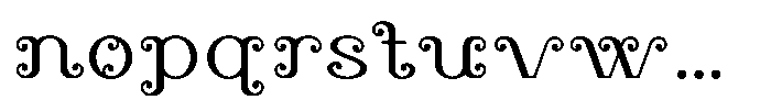 Vinya Medium Font LOWERCASE