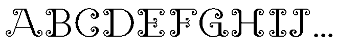 Vinya Regular Font UPPERCASE