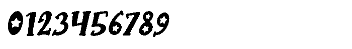 Violet Star Italic Display Font OTHER CHARS