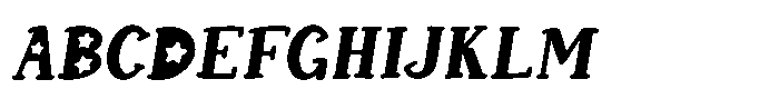 Violet Star Italic Display Font UPPERCASE