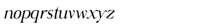 Virendra Pro Italic Font LOWERCASE
