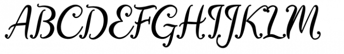 Virgiluna Regular Font UPPERCASE