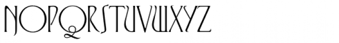 Virgin Roman Normal Font UPPERCASE