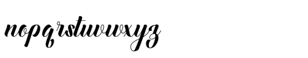 Virginia Font LOWERCASE