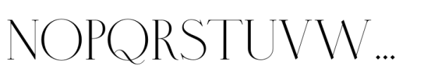 Virgoun Typeface Font UPPERCASE