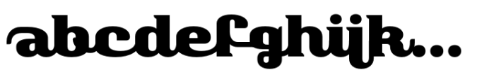 Virtue Script Extrabold Font LOWERCASE