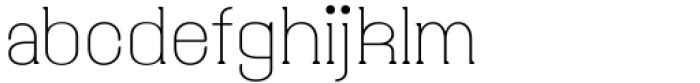 Virtue Serif Thin Font LOWERCASE