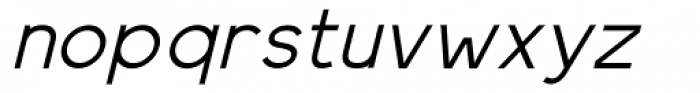 Virtus Sans Italic Font LOWERCASE