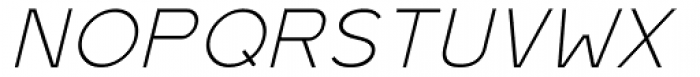 Virtus Sans Light Italic Font UPPERCASE