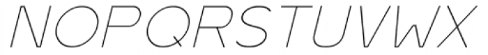 Virtus Sans Thin Italic Font UPPERCASE