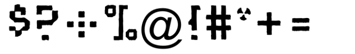 Virus Regular Font OTHER CHARS