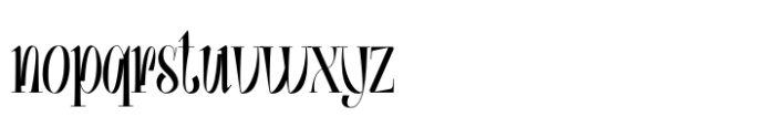 Virzo Font LOWERCASE
