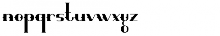 Visaka Regular Font LOWERCASE