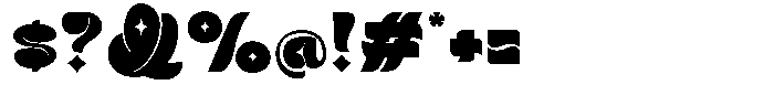 Viscous Regular Font OTHER CHARS