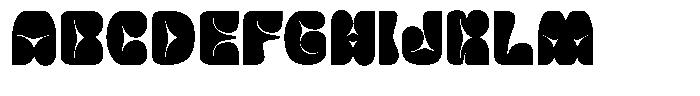 Viscous Regular Font UPPERCASE