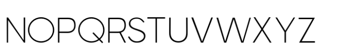 Visia Pro Extra Light Font UPPERCASE