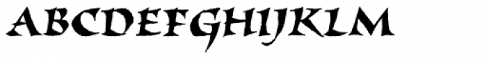 Visigoth Std Font UPPERCASE