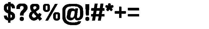 Visionaries Bold Font OTHER CHARS