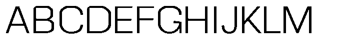 Visionaries Light Font UPPERCASE