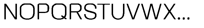 Visionaries Light Font UPPERCASE