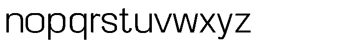 Visionaries Light Font LOWERCASE